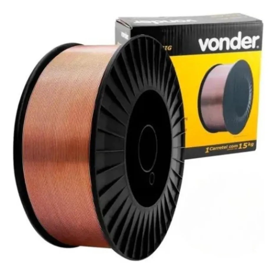 ARAME MIG VONDER 15kg - 0.8mm / 1,0mm / 1,2mm
