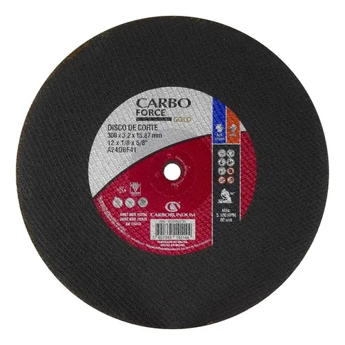 DISCO POLICORTE CARBORUNDUM 12